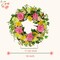 18" Summer Wreaths for Front Door, Floral Green Foliage Wreath with Peony, Green Eucalyptus Leaves for Indoor Outdoor Farmhouse Home Porch Wall Window Decor